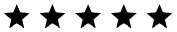 Estrelas de avaliação