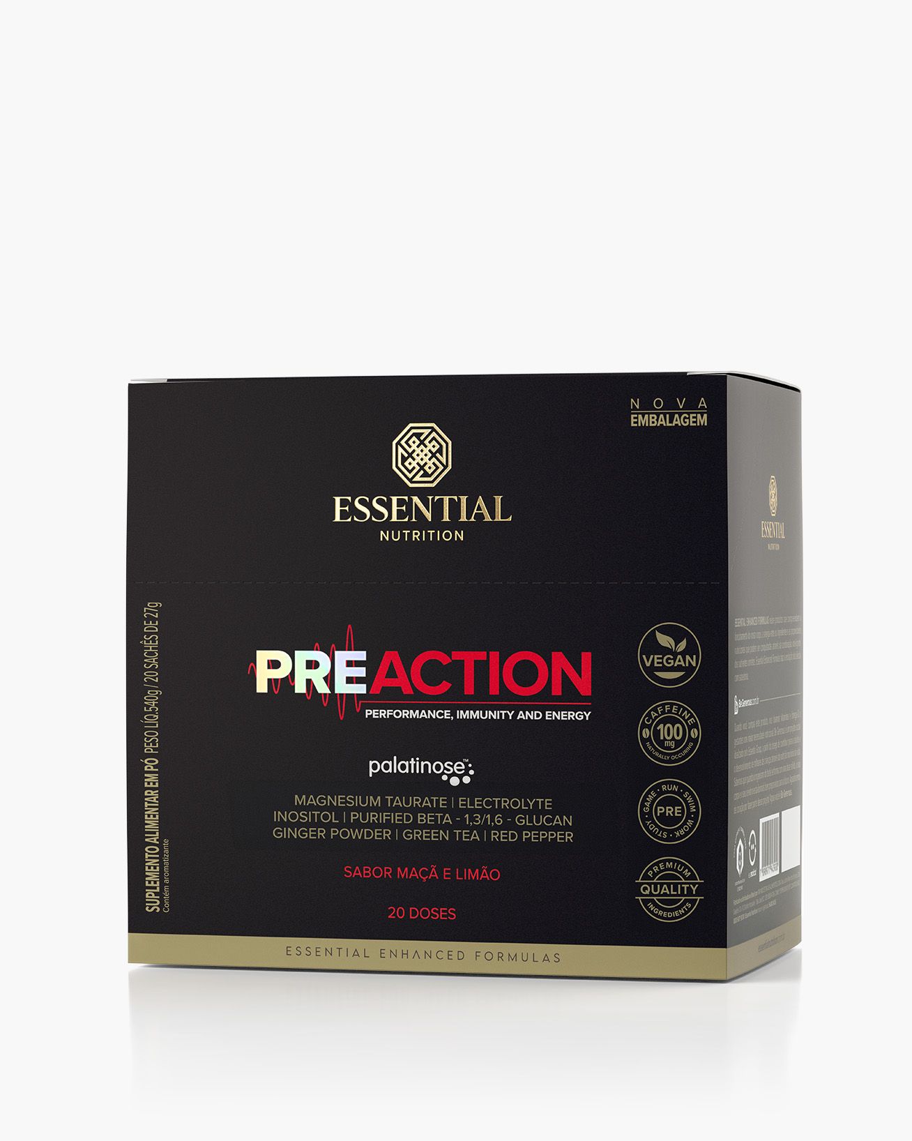 Pre-Action Energy Drink Maçã