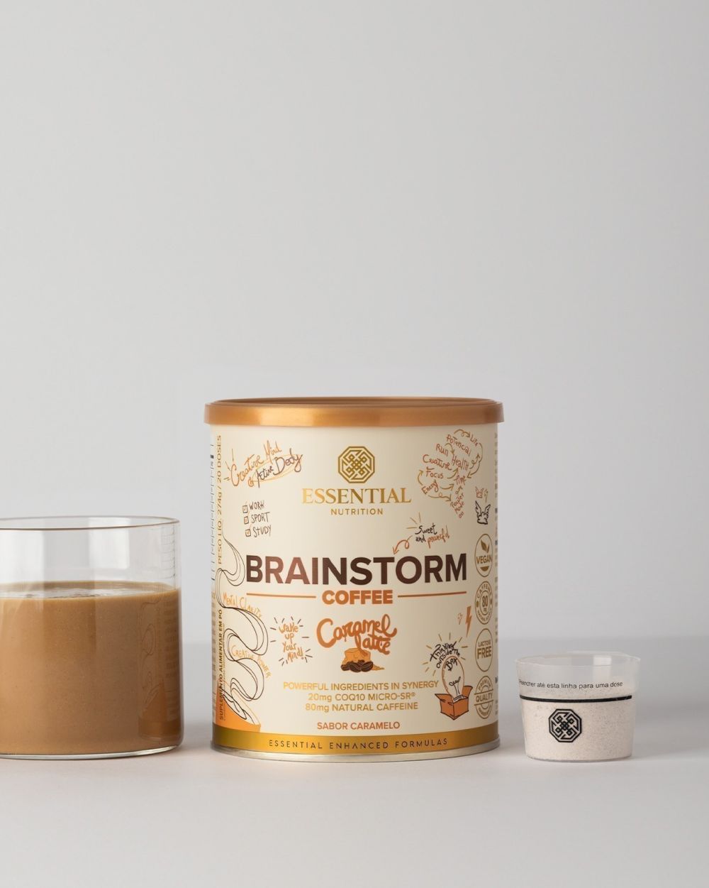Brainstorm Coffee Caramel Latte