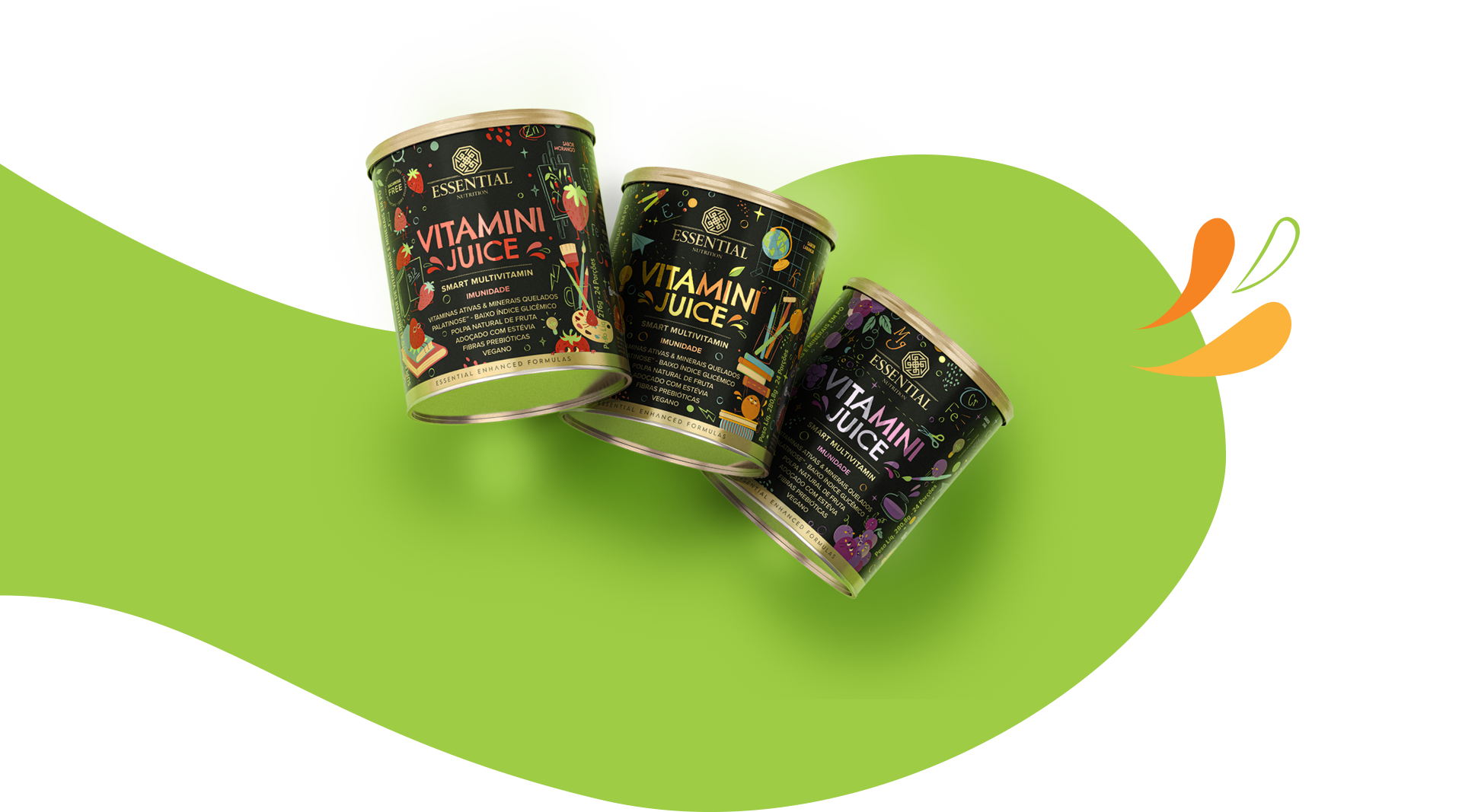 Vitamini Juice é fonte de fibras naturais.
