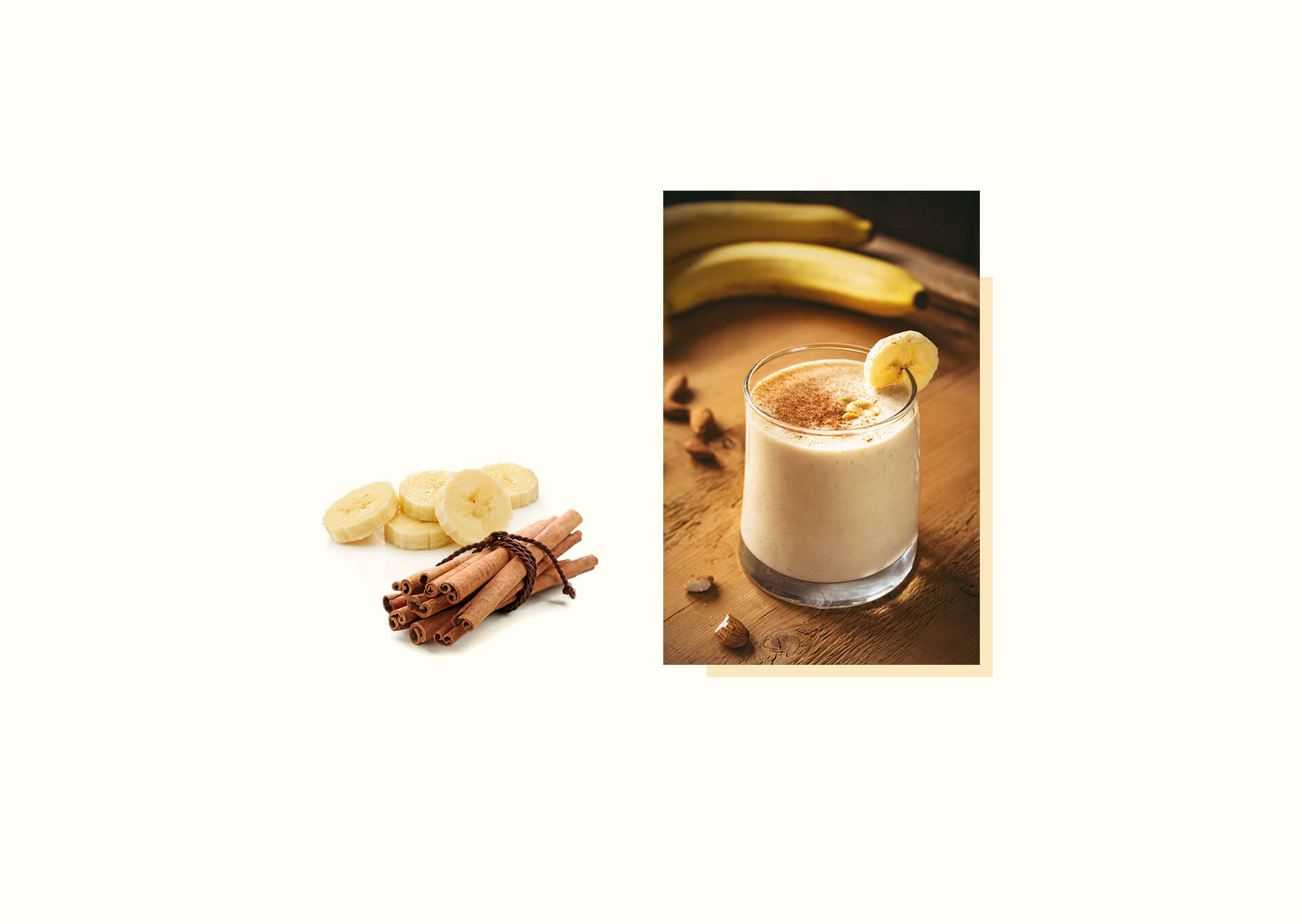 Veggie Protein Banana com Canela