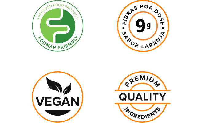 Quatro logotipos distintos representando produtos veganos, cada um com design único e cores vibrantes.