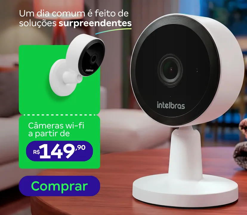 Câmeras de Segurança Internas, Veiculares e mais