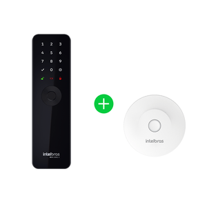 Kit Fechadura Inteligente de Embutir MFR 3001 V com Hub MCA 1002 Intelbras
