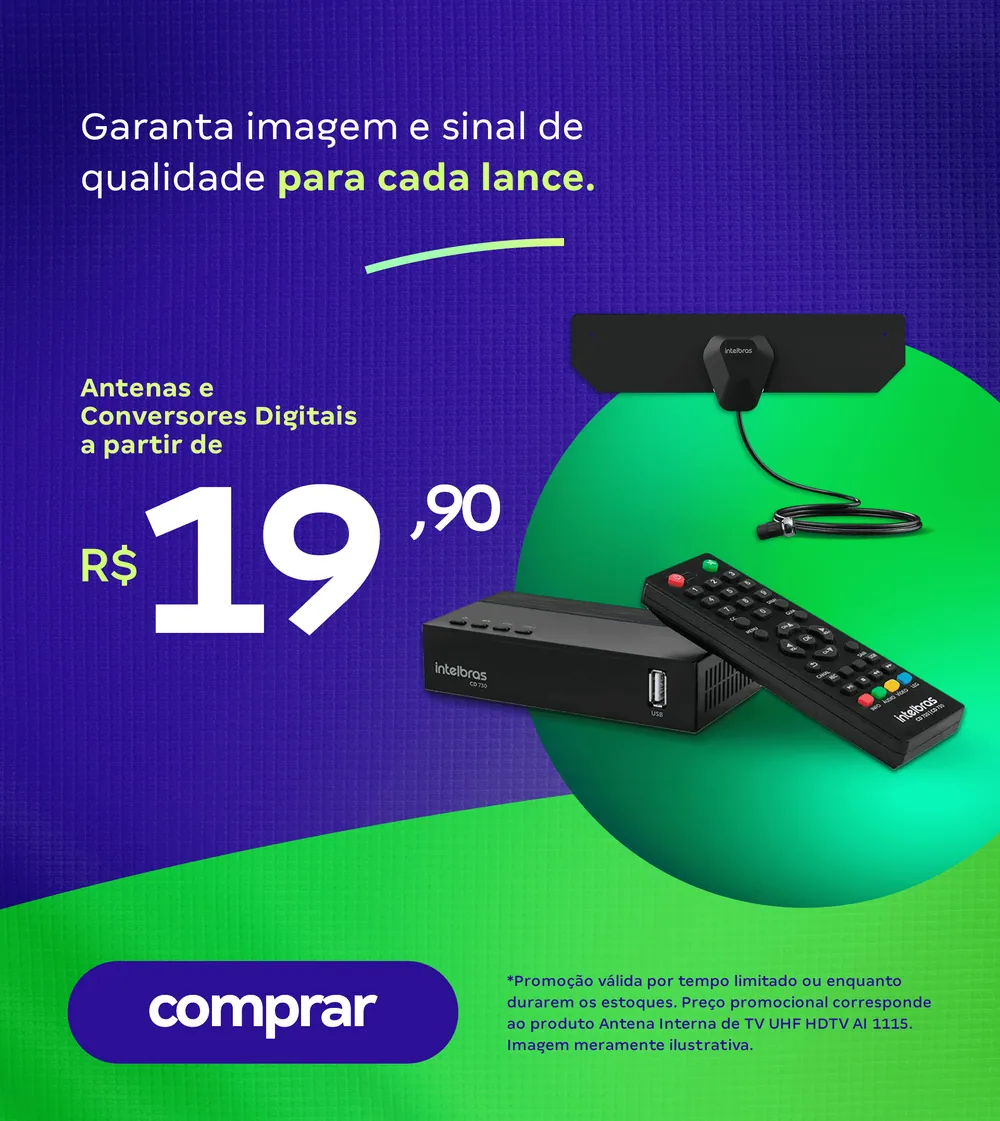 Antenas e Conversores para TV